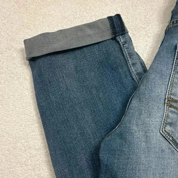 Denizen From Levi’s Modern Slim Cuffed Light Blue Wash Denim Jeans Size 6 - Picture 3 of 10